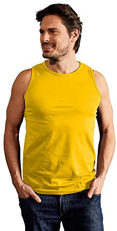 Athletic Tank Top Herren, Gelb, L