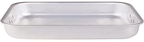 Töpfe Agnelli Röster Rechteckige Radiant, mit 2 Griffen, Aluminium, Dicke 5 mm, silber, 40 cm