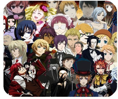Anime Black Butler Personalized Custom Gaming Mousepad Rectangle Mouse Mat / Pad Office Accessory And Gift Design-LL1004