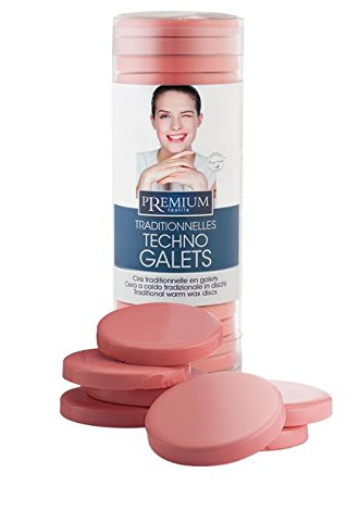 Premium Rosa Heißwachs, Intime und Achseln. Benutzung Ohne Vliesstreifen. Mikrowelle geeignet Scheiben 400g