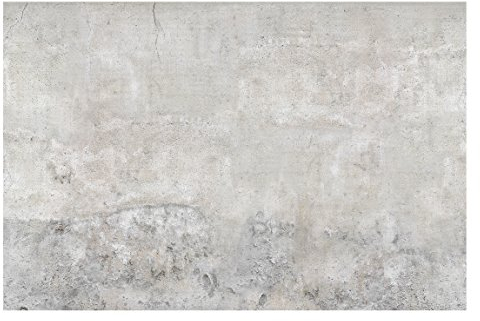 Bilderwelten Betonoptik Fototapete 3D inkl Kleister 480x320cm - Vliestapete Made in Germany - Betontapete Wohnzimmer - Stein Tapete Beton Optik - Beton Wand Tapete Flur Küche Schlafzimmer T_2291-E2