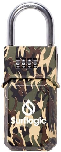 SURF LOGIC 59149, Unisex-Schlüsselschloss für Erwachsene, Camouflage, M