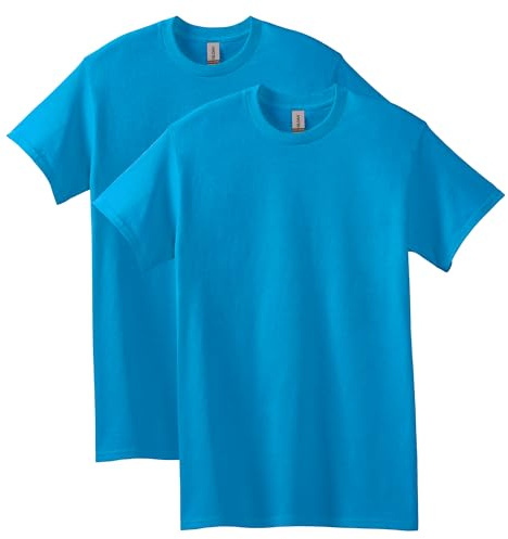 Gildan Heavy Cotton T-Shirt, Style G5000, Multipack, Sapphire (2-Pack), XL (Pack of 2)