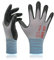 DEX FIT Nitrile Work Gloves FN320, 3D Comfort Stretch Fit, Power Grip, Durable Foam Coated, Thin & Lightweight Premium Nylon, Machine Washable, Grey 6 (XS) 3 Pairs