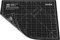 ANSIO Craft Cutting Mat Self Healing A4 Double Sided 5 Layers - Quilting, Sewing, Scrapbooking, Fabric & Papercraft - Imperial/Metric 11 Inch x 8 Inch / 29cm x 21cm - Black/Black