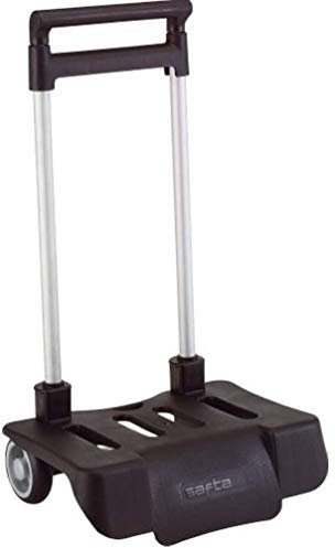 Carrello Trolley Nero per Zaino + Omaggio portachiave Fischietto