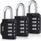 Candado De Combinación, [3 Piezas] Diyife Candados Numericos, Candado Taquilla, Impermeable 4 Dígitos Candado con Combinación,Candado Seguridad para Interior y Exterior Usado