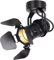 Comely Plafonnier Industrielle Rétro en Métal Noir, Orientable Applique Murale Intérieur Vintage, Lampe de Plafond Retro Vintage E27 Spots de plafond pour Bar, Café,Salon