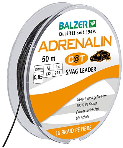 Adrenalin Cat Schlagschnur 50m 0,85mm 132kg schwarz