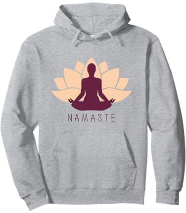 Buddha Om Lotusblume Yoga Namaste Pullover Hoodie