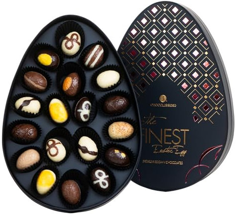 The Finest Easter Egg ? Red - Osterei-Pralinen - 19 Schoko-Ostereier | Ostern | Osterschokolade | Schokoladeneier | Mann | Frau| Geschenk | Geschenkidee | Schokolade | Schokoladenei