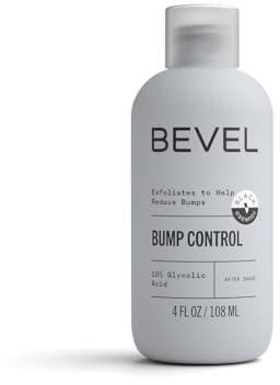 Bevel Essentials Post Shave Bump Control After Shave Cream with Green Tea and Glycolic Acid to Help Avoid Ingrown Hairs and Reduce Razor Bumps, 4 Fl Oz