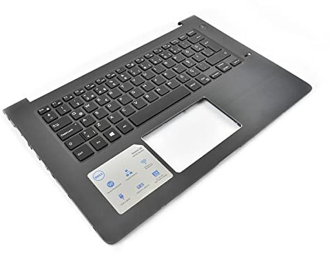 Dell Vostro 5468 Biometric Palmrest & TURKISH Backlit Keyboard - 0D9GDC + 04MN6Y (Renewed)