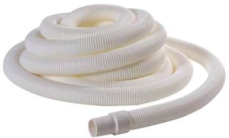 EDG by AQUALUX INTERNATIONAL - Tuyau Flottant Piscine Diamètre 38 mm avec 2 Embouts Fixes - Technologie Spiralée Haute Performance Anti Ecrasement - Longueur 10 m
