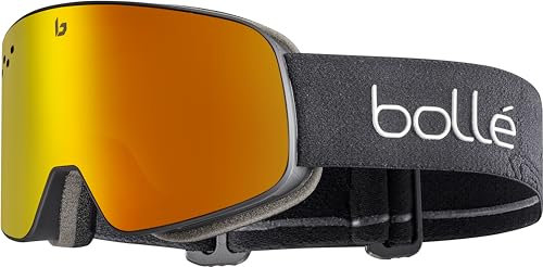 Bollé - Nevada, Black Matte, Sunrise, Medium-Large, Snow Goggles, Unisex, Adult