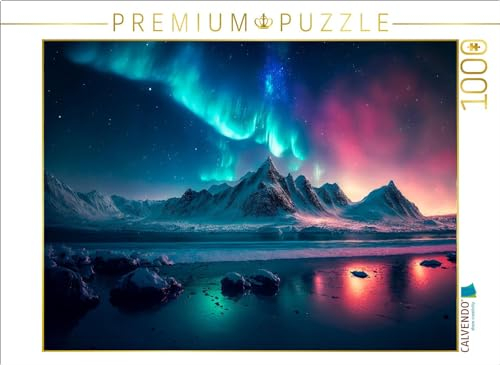 CALVENDO Puzzle Aurora Borealis | 1000 Teile Lege-Größe 64 x 48 cm Foto-Puzzle für glückliche Stunden