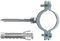 Fischer Collare CPT 2-1/2 per Fissaggio di Tubazioni in Metallo, Diametro Tubi da 72 mm a 76 mm, Include Tassello SX Plus 12 e Vite Doppia M10, 567678
