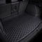 Zcxsjief Auto Leder Kofferraummatten für Dacia Sandero Stepway 3.Gen 2.Gen 2021-2023, Cargo Teppich Kratzfest rutschfest Kofferraum Schutzmatten Interieur Zubehör,A/All Black