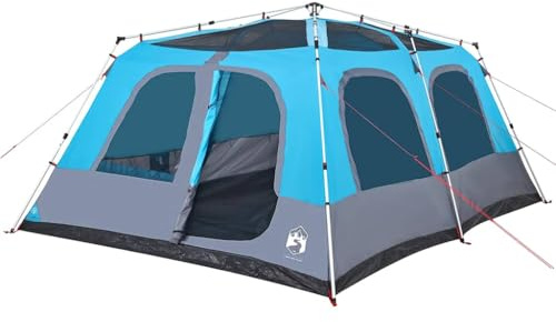 vidaXL Kuppelzelt Familienzelt Campingzelt Wurfzelt 10 Personen Quick Release