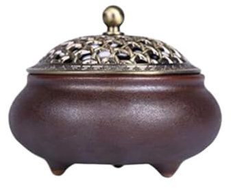 ORFOFE Räuchergefäß Für Aromatherapie Vintage-Design Kreativbrenner Als Schreibtischdekoration Antikes Modell Für Yoga-räume Und Meditationszimmer Dauerhaften