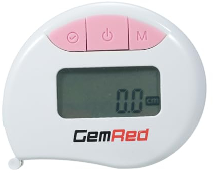 Smart Tape Measure Körpermaßband zur Gewichtsabnahme BT Körpermaßband mit App Körperfettmessgerät für Muskelaufbau Fitness Formverriegelung Einziehbar 60 Zoll/150 cm