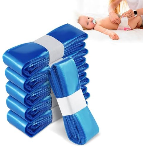 Frogetu 6 Pièces Recharge Poubelle a Couche,Sac Poubelle Couche Grande Capacité,Poubelle a Couche,Compatible avec Twist & Click,LitterLocker,LittyCat,Spross