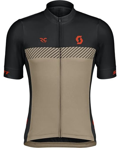 SCOTT RC Team Fahrrad Trikot kurz Toast beige 2025: Größe: XL (54/56)