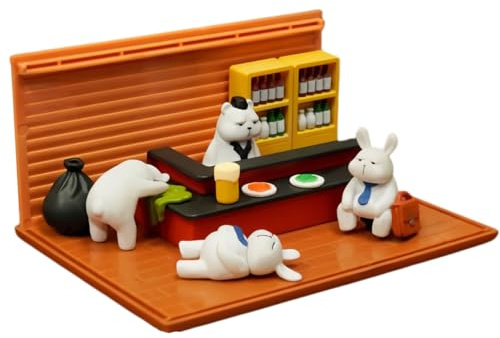 HiPlay Toys Alliance Monday Bruce Pocket Series Lzakaya Mini Box After-Work Drinks Art Statue