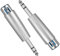 KALLORY 2Pièces Adaptateur XLR à XLR Lot pour Microphone et Équipement Audio Connecteur de Signal Audio de Haute Qualité Compatible Amplificateurs