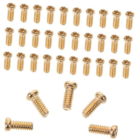 SKISUNO Lot De 100 Vis De Réparation En Acier Inoxydable Pour Montures De Lunettes, Plaquettes Nasales, Lunettes De Soleil, Montres, Horloges