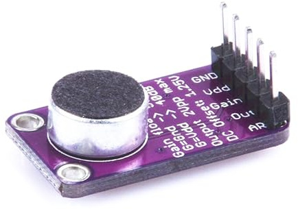 EXQIOUR MAX9814 Programmierbare Mikrofon-Verstärkerplatine mit automatischer Verstärkungsregelung für Entwicklungsprojekte, Mikrofon-Verstärker-Modul