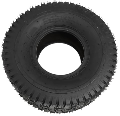 Headerbs Vakuumreifen, Explosionsgeschützter Vakuumreifen, 15 X 6,00–6, Schlauchloses Rad für Aufsitzmäher, Rasentraktoren, Hoftraktoren, Schubkarren