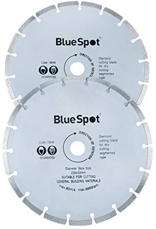 Blue Spot 2 Piece 9 inch Diamond Cutting Disc Set