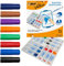 BIC Velleda 1721 - Feutres pour Tableau Blanc Effaçables à Sec Pointe Conique Fine - Couleurs Assorties, Classpack de 72