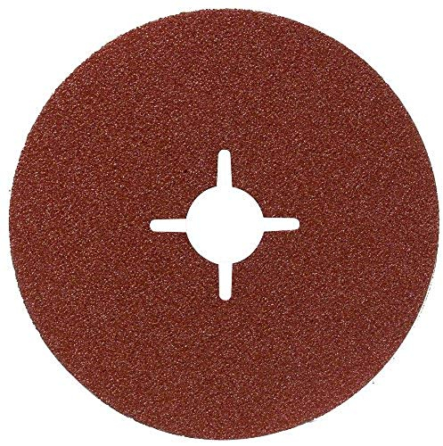Bosch 2609256251 - Disco da smerigliatura per smerigliatrice angolare per metallo e legno, 125 mm, foro 22 mm, G60, 5 Fogli