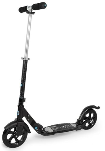 Micro | Flex Air | Trottinette Adulte | 2 Roues | Planche Ultra Flexible | Guidon Ajustable | 12+ Ans | Noir Mat