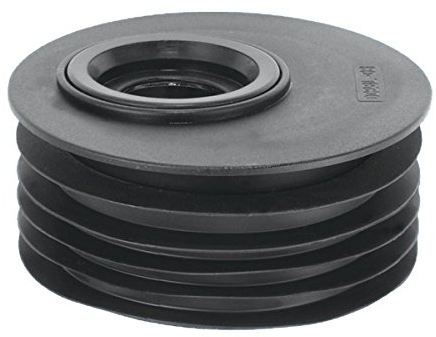 McAlpine DC2BL-OS Offset Drain Reducer Connector, Black