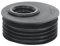 McAlpine DC2BL-OS Offset Drain Reducer Connector, Black