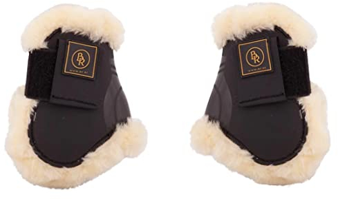 BR Streichkapper Snuggle Synthetik-Lammfell Größe: Schabracke Pony VS/Springen Farbe: schwarz