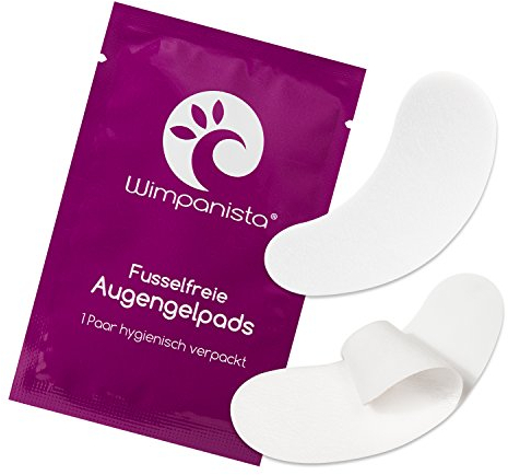 Wimpanista® Augenpads 100 Paar für die Wimpernverlängerung, fusselfrei, dynamische Passform, mit Aloe Extract