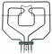 Heizelement Oberhitze Heizung Grill Backofen Herd EGO 20.41487.000 ORIGINAL Bosch Siemens 00472510 472510