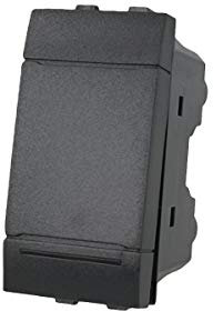 SANDASDON SD80003 Deviatore 1P 16A Unipolare Nero Compatibile con Bticino Living