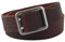Vascavi ® Ledergürtel aus Rindleder, 4,5 cm breit und ca. 0,3 cm stark, echt Leder Gürtel, Made in Germany, kürzbar, für Damen und Herren #4,5-0003 (115 cm Gesamtlänge 130 cm, Dunkelbraun)