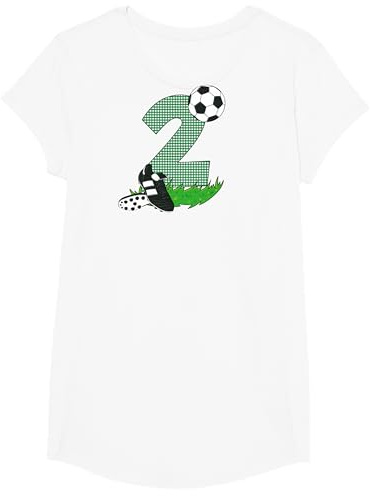 Geburtstagsshirt 2 Jahre Fussball T-Shirt 2. Geburtstag T-Shirt