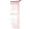 WOLTU 1 pièce Voilage Rideau en Voile paravent, Douceur d'intérieur pour Porte Fenêtre Balcon, 140x245 cm, diverses formats et Couleurs au Choix, Rose