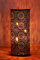 Photophore marocain Amelle Noir 30cm Grand métal | Bougeoir Lanterne Marocaine pour l’extérieur au Jardin l’intérieur sur la Table | Photophores marocains comme décoration de Maison Orientale