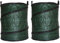 SPARES2GO Collapsible Garden Waste Removal Heavy Duty Bag with Handles - 90 Litre (Pack of 2 Bags)