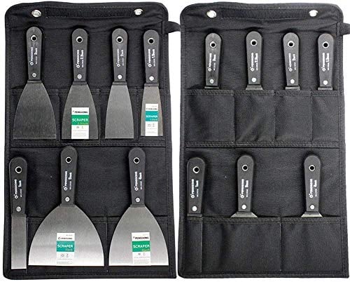 7Pcs Filling Knife Set Flexible, Wallpaper Scraper Stainless Steel Putty Knife Filler Knifves, Wall Filler Paint Scraper Tool, Plastering Decorating Tools Birthday Fathers Day Gifts for Men Dad