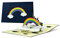 Weihnachtskarte mit Regenbogen I Corona Hoffnung & Dankbarkeit | Grußkarte Weihnachten, Advent | Regenbogenkarte 3D | Pop-up Karte, Handgemacht, W38