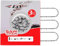 E & S 3 Pack 18 Inch Chainsaw Chain .325 Pitch .050 Gauge 72 Drive Links Semi-Chisel Chain Saw Chains for Husqvarna, Poulan, Craftsman, Greenworks and More Chainsaw Brands